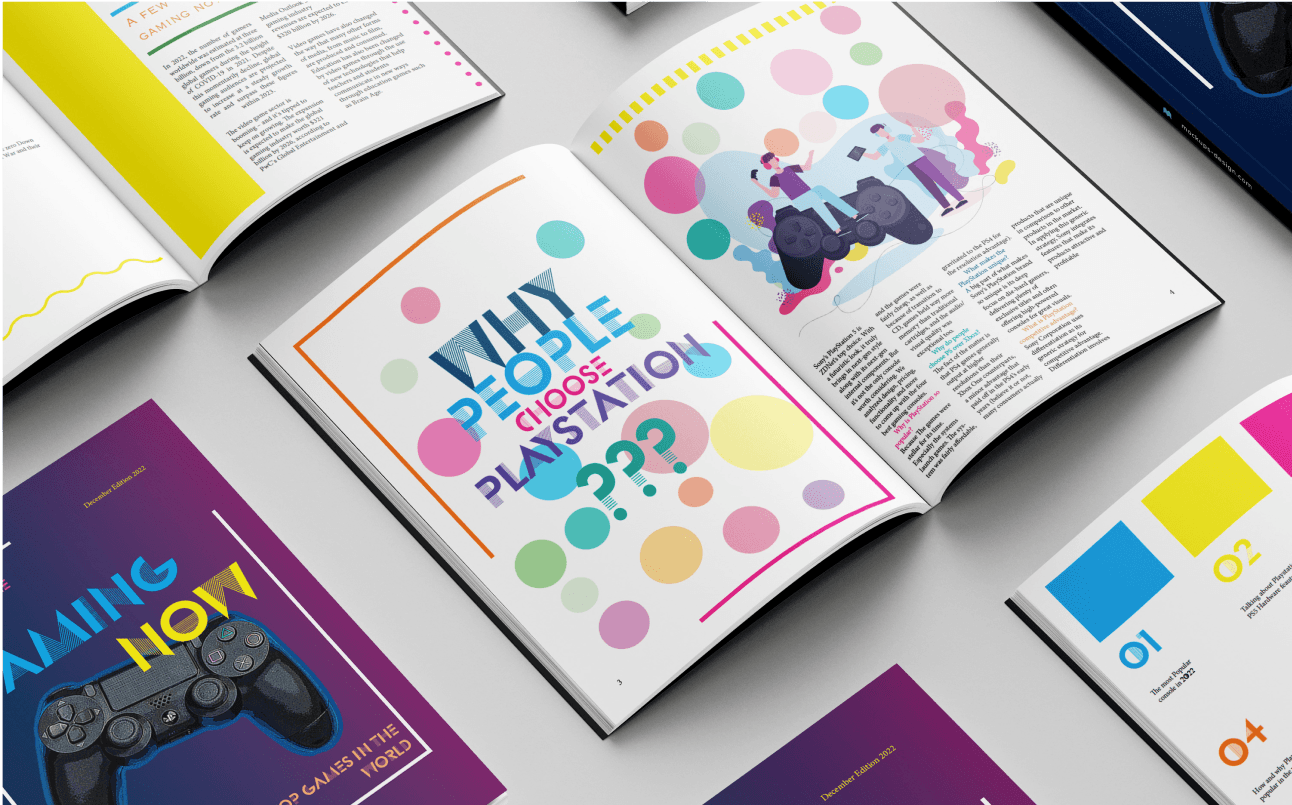 Gaming Magazine Cover