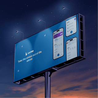 Lumo billboard campaign
